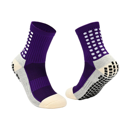 Mid-Tube Dot Football Socks